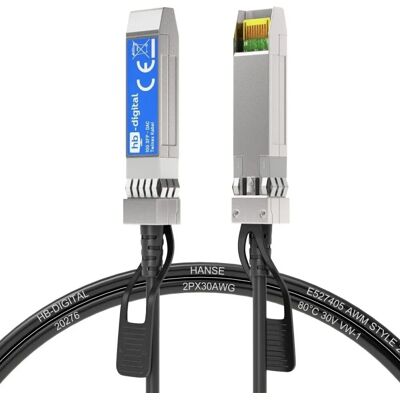 hb-digital Twinaxial Kupferkabel 1m SFP+ 10G Passives DAC Kabel hb-digital Twinaxial Kupferkabel 1m SFP+ 10G Passives DAC Kabel