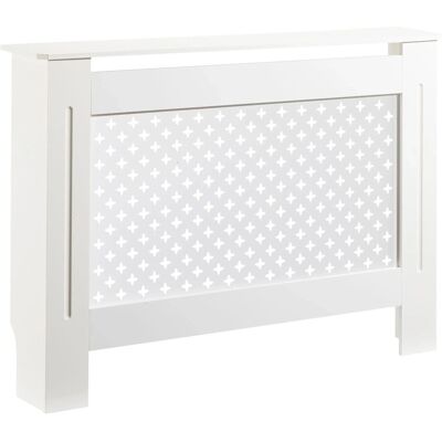 Toboli Heizkörperverkleidung Weiß 112X19X82Cm Heizkörperabdeckung Mdf Heizkörper Toboli Heizkörperverkleidung Weiß 112X19X82Cm Heizkörperabdeckung Mdf Heizkörper