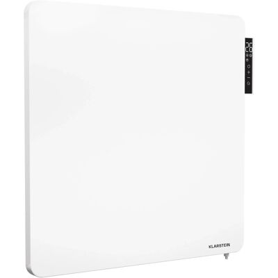 Klarstein Wonderbeam 450 Hybride Infrarotheizung 60 x 60 cm 450 W Wochentimer Fernbedienung Weiß Klarstein Wonderbeam 450 Hybride Infrarotheizung 60 x 60 cm 450 W Wochentimer Fernbedienung Weiß