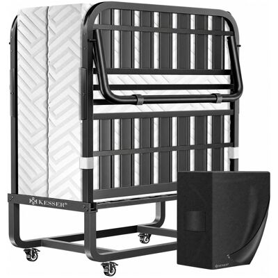 KESSER Klappbett mit Matratze Premium Komfort Größe 200 x 90 cm Weiß KESSER Klappbett mit Matratze Premium Komfort Größe 200 x 90 cm Weiß