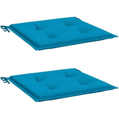 vidaXL Gartenstuhlmatte 2 St. Blau 50x50x3 cm Oxford Stoff - Gartenstuhlauflage vidaXL Gartenstuhlmatte 2 St. Blau 50x50x3 cm Oxford Stoff - Gartenstuhlauflage