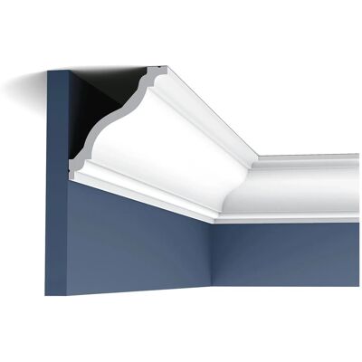 ORAC DECOR C333 LUXXUS Decken Eckleiste Stuckleiste Stuck Dekor Zierprofil 2 m 200 cm x 12,2 cm x 11,1 cm Weiß ORAC DECOR C333 LUXXUS Decken Eckleiste Stuckleiste Stuck Dekor Zierprofil 2 m 200 cm x 12,2 cm x 11,1 cm Weiß