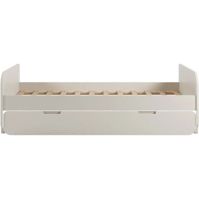 Vente-unique Bettrahmen Taludo Beige Naturfarben Hell 200.4 cm Vente-unique Bettrahmen Taludo Beige Naturfarben Hell 200.4 cm