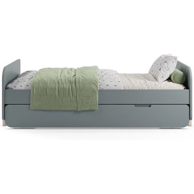 Vente-unique Bettrahmen Taludo Hellgrün Naturfarben Hell 200.4 cm Vente-unique Bettrahmen Taludo Hellgrün Naturfarben Hell 200.4 cm