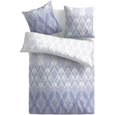 Bestlivings Bettwäsche Satin 80 x 80 cm & 135 x 200 cm Raute Blau Bestlivings Bettwäsche Satin 80 x 80 cm & 135 x 200 cm Raute Blau