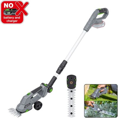 LUX-TOOLS Akku-Gras- & Strauchschere mit Teleskopstiel 1 PowerSystem A-GS-20/20T LUX-TOOLS Akku-Gras- & Strauchschere mit Teleskopstiel 1 PowerSystem A-GS-20/20T