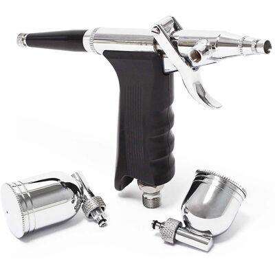 Wiltec Airbrush Pistole Typ 116 Double Action Spritzpistole Druckluft 0,3Mm Düse Wiltec Airbrush Pistole Typ 116 Double Action Spritzpistole Druckluft 0,3Mm Düse