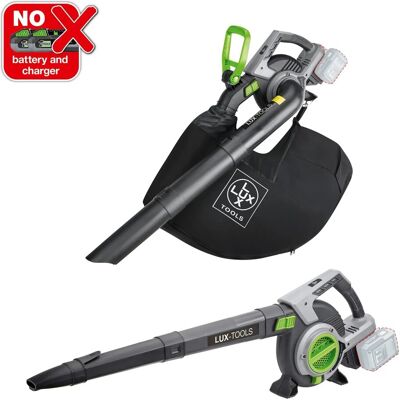 LUX-Tools - A-LS-20/250-24 - 4 Ah - 40V Twin-Power - Laubbläser-Vakuum LUX-Tools - A-LS-20/250-24 - 4 Ah - 40V Twin-Power - Laubbläser-Vakuum