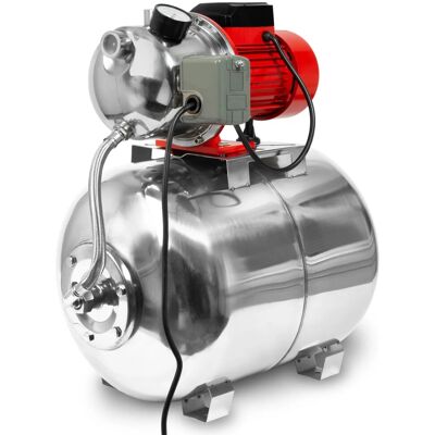 EBERTH Hauswasserwerk 3600 L/h 750W 50L Druckkessel aus Edelstahl EBERTH Hauswasserwerk 3600 L/h 750W 50L Druckkessel aus Edelstahl