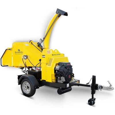 BAMATO Holzhäcksler HACK-150PRO mit Einzugswalze und 18 kW Benzinmotor BAMATO Holzhäcksler HACK-150PRO mit Einzugswalze und 18 kW Benzinmotor