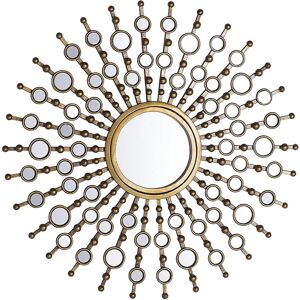 Beliani Dekospiegel BLOIS Gold 3x70x70 Beliani Dekospiegel BLOIS Gold 3x70x70