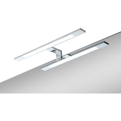 Kristall-Form LED Aufsatzleuchte Lines III 40 cm Chrom Hochglanz Kristall-Form LED Aufsatzleuchte Lines III 40 cm Chrom Hochglanz