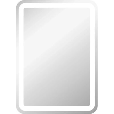 HOMCOM Badspiegel 50 x 70 cm LED mit 3 Lichtfarben Memory-Funktion IP44 HOMCOM Badspiegel 50 x 70 cm LED mit 3 Lichtfarben Memory-Funktion IP44