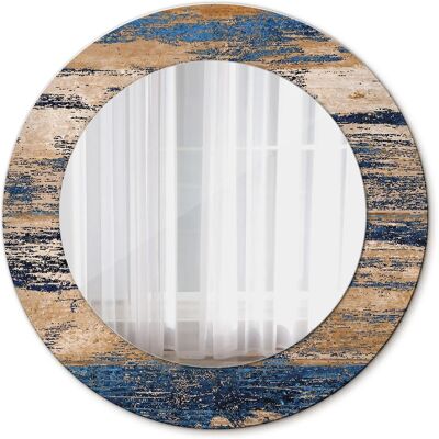 Tulup Bedruckter Spiegel Abstraktes Holz 50x50 cm Runder Spiegel Bedrucktem Rahmen Dekorative Spiegel Spiegel mit Ornamenten Tulup Bedruckter Spiegel Abstraktes Holz 50x50 cm Runder Spiegel Bedrucktem Rahmen Dekorative Spiegel Spiegel mit Ornamenten