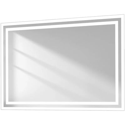 Emke Badezimmer Spiegel mit Beleuchtung - 70x50cm, Antibeschlag, LED, Touchsteuerung Emke Badezimmer Spiegel mit Beleuchtung - 70x50cm, Antibeschlag, LED, Touchsteuerung