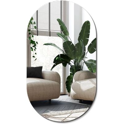 Wallfluent Ovaler Spiegel 46x80 cm Spiegel Oval Ohne Rahmen Oval Spiegel Spiegel Oval Rahmenlos Wallfluent Ovaler Spiegel 46x80 cm Spiegel Oval Ohne Rahmen Oval Spiegel Spiegel Oval Rahmenlos
