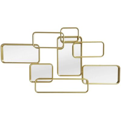 Vente-unique Wandspiegel Omaya Goldfarben 45 cm Vente-unique Wandspiegel Omaya Goldfarben 45 cm