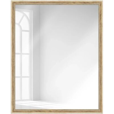 WANDStyle Wandspiegel H790 aus Massivholz in Natur 63 x 83 cm im Stil Vintage WANDStyle Wandspiegel H790 aus Massivholz in Natur 63 x 83 cm im Stil Vintage