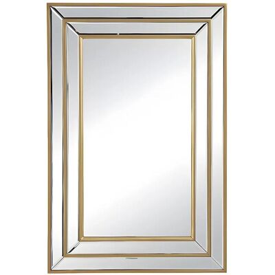 Vente-unique Wandspiegel Bakou Goldfarben 60 cm Vente-unique Wandspiegel Bakou Goldfarben 60 cm