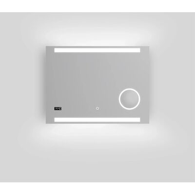 DSK Design LED-Lichtspiegel Silver Conde 80 cm x 60 cm DSK Design LED-Lichtspiegel Silver Conde 80 cm x 60 cm
