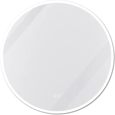 Aica Sanitär Badspiegel Rund mit Bluetooth 5.0 60 cm Spiegel mit LED Beleuchtung Neutral-Warm-Kaltweiß Dimmbar Memory Touch Wandschalter Beschlagfrei Aica Sanitär Badspiegel Rund mit Bluetooth 5.0 60 cm Spiegel mit LED Beleuchtung Neutral-Warm-Kaltweiß Dimmbar Memory Touch Wandschalter Beschlagfrei