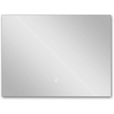Aica Sanitär Badspiegel 80x60 cm Spiegel mit LED Beleuchtung Kaltweiß 6000K Dimmbar Memory Touch Wandschalter Horizontale oder Vertikale Montage Aica Sanitär Badspiegel 80x60 cm Spiegel mit LED Beleuchtung Kaltweiß 6000K Dimmbar Memory Touch Wandschalter Horizontale oder Vertikale Montage