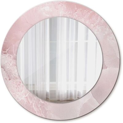 Tulup Spiegel mit Aufdruck Rosa Stein 50x50 cm Runder Spiegel mit Dekorativem Aufdruck Spiegel mit Zierrahmen Spiegel mit Ornamenten Tulup Spiegel mit Aufdruck Rosa Stein 50x50 cm Runder Spiegel mit Dekorativem Aufdruck Spiegel mit Zierrahmen Spiegel mit Ornamenten