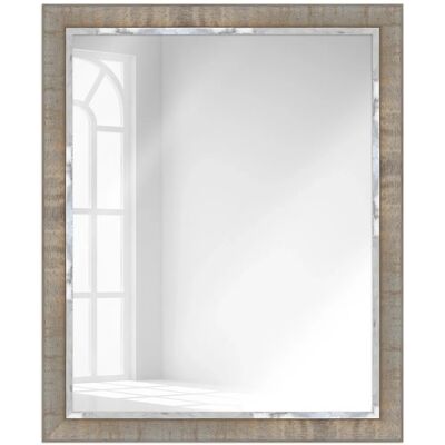 WANDStyle Wandspiegel H670 aus Massivholz in Taupe 67 x 87 cm im Stil Vintage WANDStyle Wandspiegel H670 aus Massivholz in Taupe 67 x 87 cm im Stil Vintage