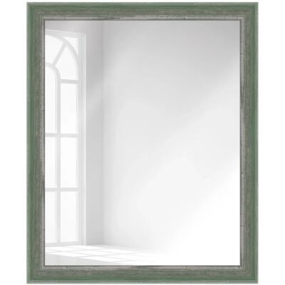 WANDStyle Wandspiegel H640 aus Massivholz in Grün 56 x 76 cm im Stil Shabby-Chic WANDStyle Wandspiegel H640 aus Massivholz in Grün 56 x 76 cm im Stil Shabby-Chic