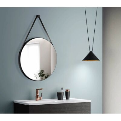 DSK Designspiegel Black Vince Ø 60 cm Schwarz DSK Designspiegel Black Vince Ø 60 cm Schwarz