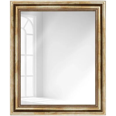 WANDStyle Wandspiegel H550 aus Massivholz in Gold 70 x 90 cm im Stil Antik WANDStyle Wandspiegel H550 aus Massivholz in Gold 70 x 90 cm im Stil Antik