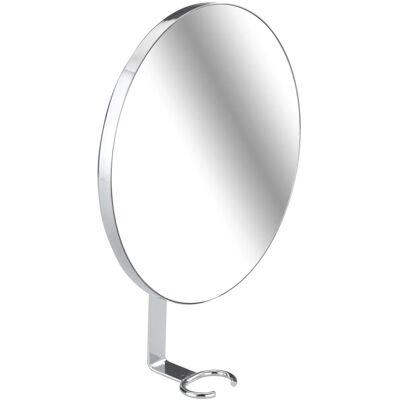 Wenko Edelstahl Anti-Beschlag Spiegel - Ohne Bohren - 17cm Wenko Edelstahl Anti-Beschlag Spiegel - Ohne Bohren - 17cm
