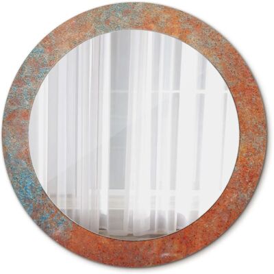 Tulup Bedruckter Spiegel Rostiges Metall 70x70 cm Runder Spiegel Bedrucktem Rahmen Dekorative Spiegel Spiegel mit Ornamenten Tulup Bedruckter Spiegel Rostiges Metall 70x70 cm Runder Spiegel Bedrucktem Rahmen Dekorative Spiegel Spiegel mit Ornamenten