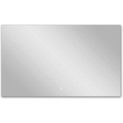 Aica Sanitär Badspiegel 100x60 cm Spiegel mit LED Beleuchtung Kaltweiß 6000K Dimmbar Memory Touch Wandschalter Horizontale oder Vertikale Montage Aica Sanitär Badspiegel 100x60 cm Spiegel mit LED Beleuchtung Kaltweiß 6000K Dimmbar Memory Touch Wandschalter Horizontale oder Vertikale Montage