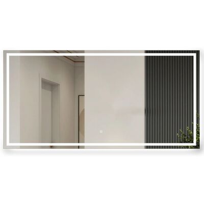 Aica Sanitär Spiegel 140x80 cm Badspiegel mit LED Beleuchtung Drei Lichtfarbe Dimmbar Memory Neutral-Warm-Kaltweiß Touch Wandschalter Beschlagfrei Aica Sanitär Spiegel 140x80 cm Badspiegel mit LED Beleuchtung Drei Lichtfarbe Dimmbar Memory Neutral-Warm-Kaltweiß Touch Wandschalter Beschlagfrei
