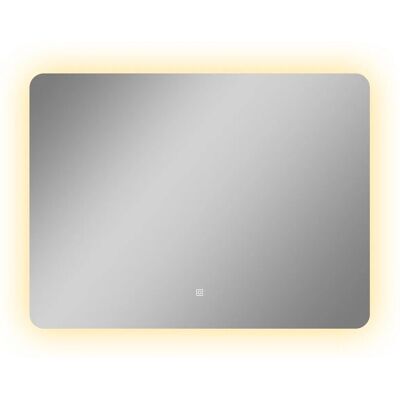 Aica Sanitär Badspiegel 80x60 cm Spiegel mit LED Beleuchtung Touch Wandschalter Beschlagfrei Drei Lichtfarbe Dimmbar Memory Neutral-Warm-Kaltweiß Aica Sanitär Badspiegel 80x60 cm Spiegel mit LED Beleuchtung Touch Wandschalter Beschlagfrei Drei Lichtfarbe Dimmbar Memory Neutral-Warm-Kaltweiß
