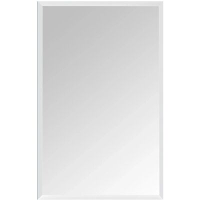 Relaxdays Wandspiegel Glas Transparent Rahmenlos Facettenschliff Aufhängbar 40 cm x 60 cm Relaxdays Wandspiegel Glas Transparent Rahmenlos Facettenschliff Aufhängbar 40 cm x 60 cm