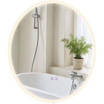 DELUKE Badspiegel LINZ 60 Ohne Bluetooth 60x3,5x60cm Glas Klarglas Badezimmerspiegel Wandspiegel DELUKE Badspiegel LINZ 60 Ohne Bluetooth 60x3,5x60cm Glas Klarglas Badezimmerspiegel Wandspiegel