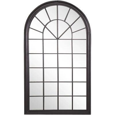 Beliani Wandspiegel TREVOL Schwarz 5x77x130 Beliani Wandspiegel TREVOL Schwarz 5x77x130