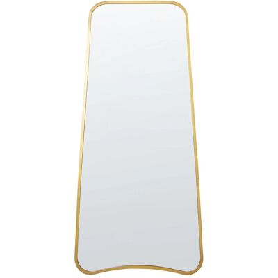 Beliani Wandspiegel Gold Eisen Glas 58 x 122 cm Unregelmäßige Form Hängedekor Modern Minimalistisch Wohnzimmer Schlafzimmer Flur - Wandspiegel Beliani Wandspiegel Gold Eisen Glas 58 x 122 cm Unregelmäßige Form Hängedekor Modern Minimalistisch Wohnzimmer Schlafzimmer Flur - Wandspiegel