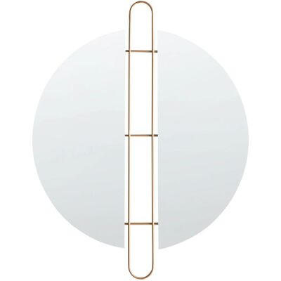 Beliani Dekospiegel ATTIN Gold 2x52x65 Beliani Dekospiegel ATTIN Gold 2x52x65