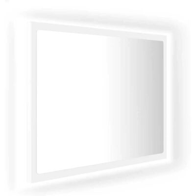 vidaXL LED Badezimmer Spiegel Weiß 60x8,5x37 cm Acryl - Badezimmer Spiegel vidaXL LED Badezimmer Spiegel Weiß 60x8,5x37 cm Acryl - Badezimmer Spiegel