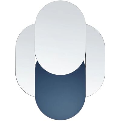 Beliani Chaillon Wandspiegel - Moderner unregelmäßiger runder Glas MDF Beliani Chaillon Wandspiegel - Moderner unregelmäßiger runder Glas MDF