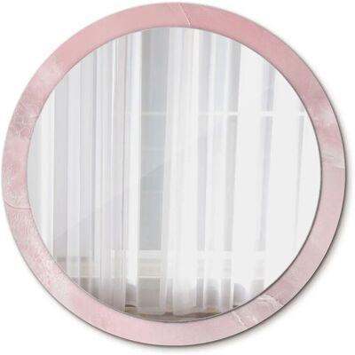 Tulup Spiegel mit Motivdruck Rosa Stein 100x100 cm Runder Spiegel Aufdruck Spiegel Ornament Spiegel Ornamente Tulup Spiegel mit Motivdruck Rosa Stein 100x100 cm Runder Spiegel Aufdruck Spiegel Ornament Spiegel Ornamente