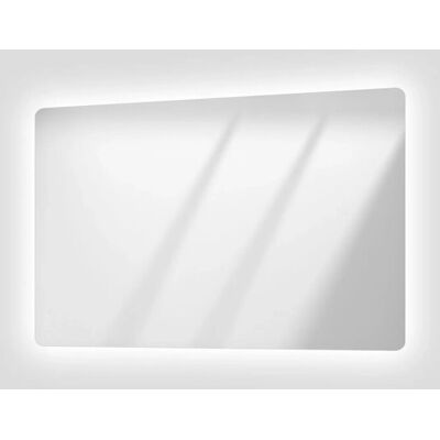 Emke Badspiegel mit Beleuchtung 40 x 60 cm LED-Spiegel mit Kippschalter Anti-Beschlag KaltweißWarmweiß Emke Badspiegel mit Beleuchtung 40 x 60 cm LED-Spiegel mit Kippschalter Anti-Beschlag KaltweißWarmweiß