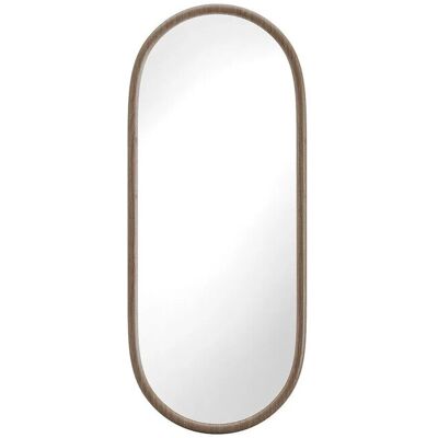 Vente-unique Wandspiegel Shaxi Naturfarben Dunkel 50 cm Vente-unique Wandspiegel Shaxi Naturfarben Dunkel 50 cm