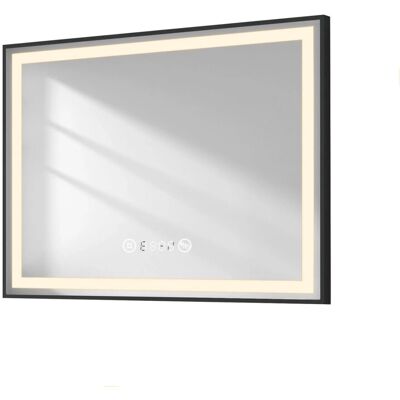 Emke - Spiegelschrank 80x60 - 6500K - Dimmbar - Bathroom mirror cabinet Emke - Spiegelschrank 80x60 - 6500K - Dimmbar - Bathroom mirror cabinet