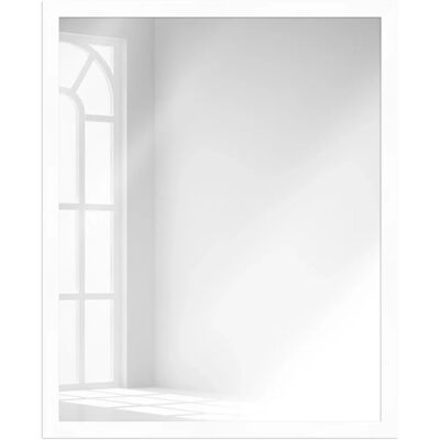 WANDStyle Wandspiegel H960 aus Massivholz in Weiß 53 x 73 cm im Stil Modern WANDStyle Wandspiegel H960 aus Massivholz in Weiß 53 x 73 cm im Stil Modern