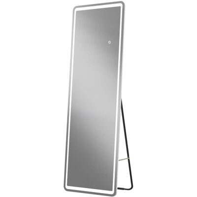 Aica Sanitär Ganzkörperspiegel mit Beleuchtung 50L x 160H cm Standspiegel Hängespiegel mit Explosionsgeschutz Neutral-Warm-Kaltweiß Dimmbar Memory Aica Sanitär Ganzkörperspiegel mit Beleuchtung 50L x 160H cm Standspiegel Hängespiegel mit Explosionsgeschutz Neutral-Warm-Kaltweiß Dimmbar Memory