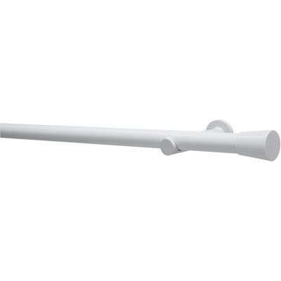 Gardinia Gardinenstangen-Set Korfu Ø 28 mm 1-Lauf 200 cm Weiß Gardinia Gardinenstangen-Set Korfu Ø 28 mm 1-Lauf 200 cm Weiß